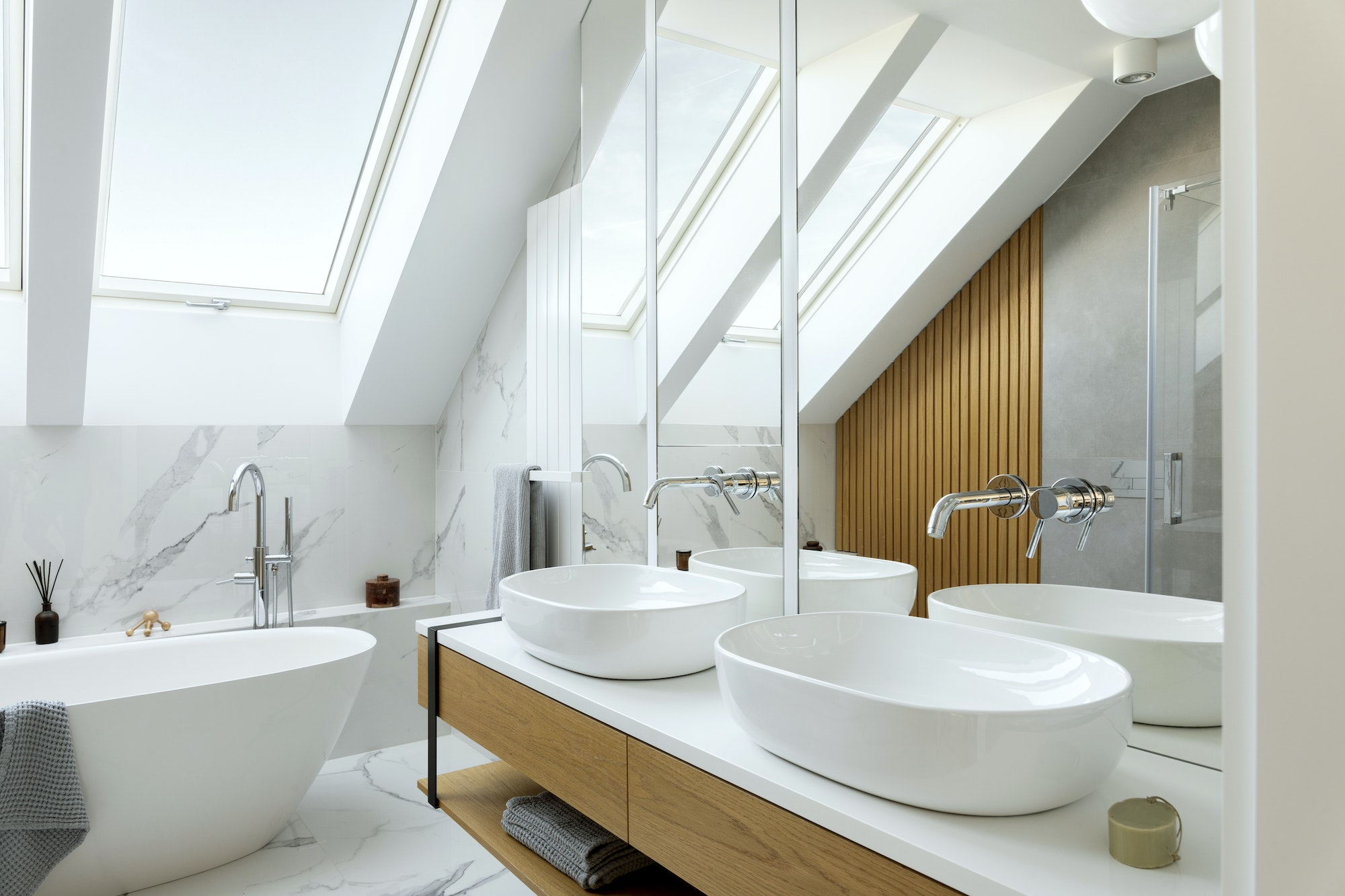 Stylish bathroom interior design